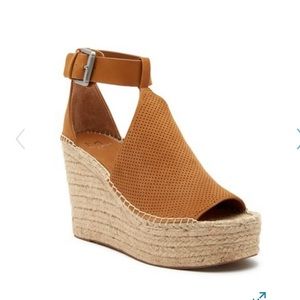 Marc Fisher Annie Perforated Espadrille Wedge